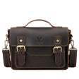 HUMERPAUL Leather Crossbody Bag Men Retro Shoulder Bag Commuter Men Small Square Bag(Coffee) - free shipping - PMC TechLife - Order now!