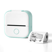 Phomemo T02 Standard Error Mini Pocket Small Portable Bluetooth Phone Photo Label Thermal Printer(White Green)