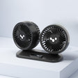 12v/24v Car Fan USB Interface Powerful Double Head Electric Fan(Olive Black) - free shipping - PMC TechLife - Order now!