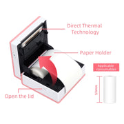 Phomemo M02-GN Pocket Small Bluetooth Portable Photo Thermal Label Wrong Question Printer