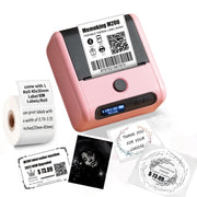 Phomemo M200 QR Code Tag Handheld Portable Bluetooth Thermal Label Printer(Pink)