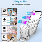Phomemo M200 QR Code Tag Handheld Portable Bluetooth Thermal Label Printer(Pink)