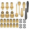32 in 1 SV/AV/DV Bicycle Valve Adapter Set Bike Ball Pump Accessories - Tire Valve Caps by PMc TechLife | Online Shopping South Africa | PMc TechLife | Buy Now Pay Later Mobicred