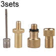 3sets 4 in 1 SV/AV/DV Bicycle Valve Adapter Set Bike Ball Pump Accessories - Tire Valve Caps by PMc TechLife | Online Shopping South Africa | PMc TechLife | Buy Now Pay Later Mobicred