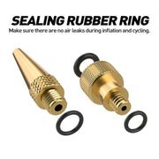 16 in 1 Type 2 SV/AV/DV Bicycle Valve Adapter Set Bike Ball Pump Accessories