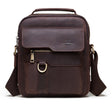 HUMERPAUL Men Leather Cross-Body Bag Shoulder Bag(Brown) - Single-shoulder Bags by HUMERPAUL | Online Shopping South Africa | PMC TechLife | Buy Now Pay Later Mobicred