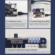 Yahboom USB3.0 HUB Expansion Board ROS Robot Expansion Dock(6000301226)