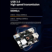 Yahboom USB3.0 HUB Expansion Board ROS Robot Expansion Dock(6000301226)