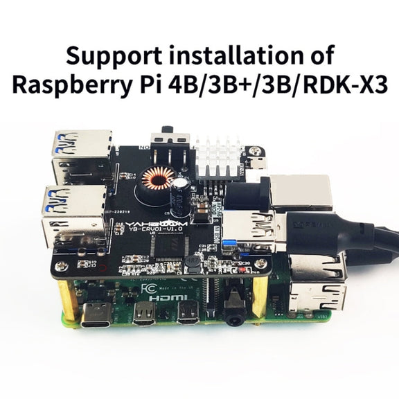 Yahboom USB3.0 HUB Expansion Board ROS Robot Expansion Dock(6000301226)