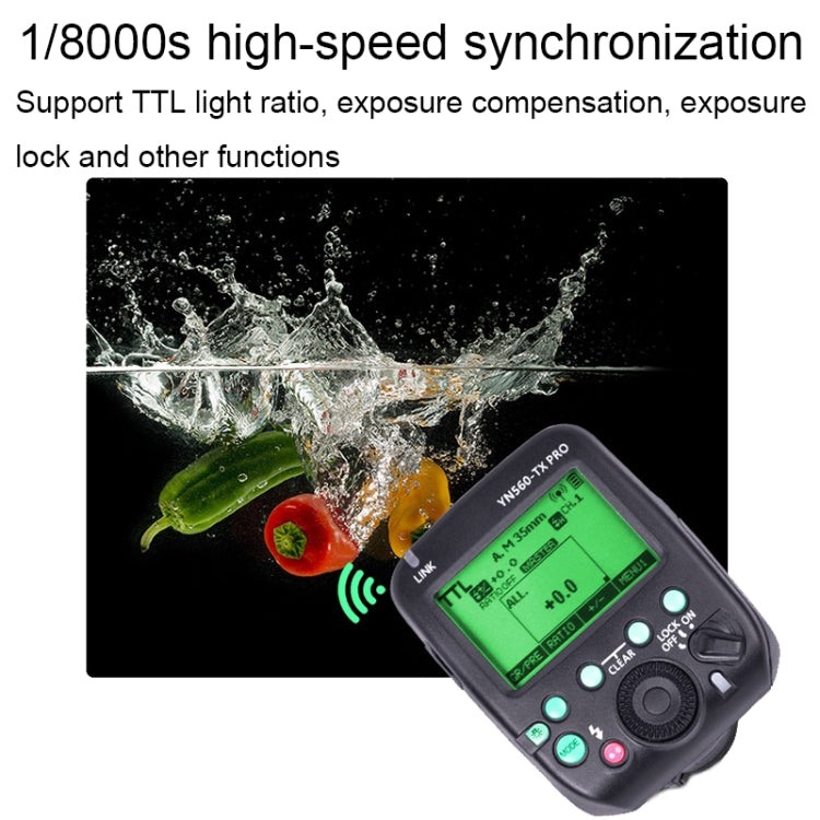 For Sony YONGNUO YN560-TX Pro High-speed Synchronous TTL Trigger Wireless Flash Trigger