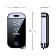 Mini Non-contact High-sensitivity Color Screen Digital Display Alcohol Tester(English)