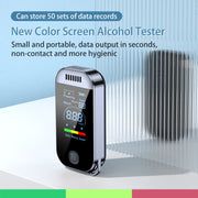 Mini Non-contact High-sensitivity Color Screen Digital Display Alcohol Tester(English)