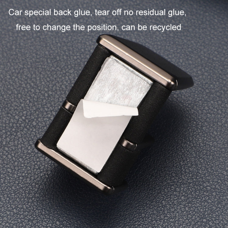 Car Dashboard Glasses Storage Multifunctional Card Holder(Red)
