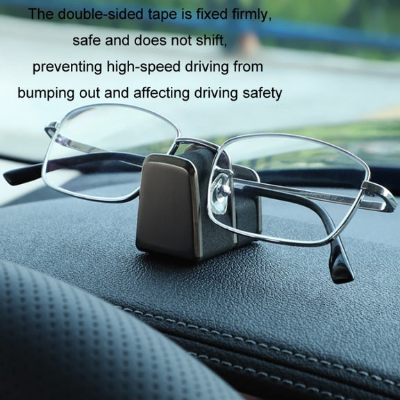 Car Dashboard Glasses Storage Multifunctional Card Holder(Red)