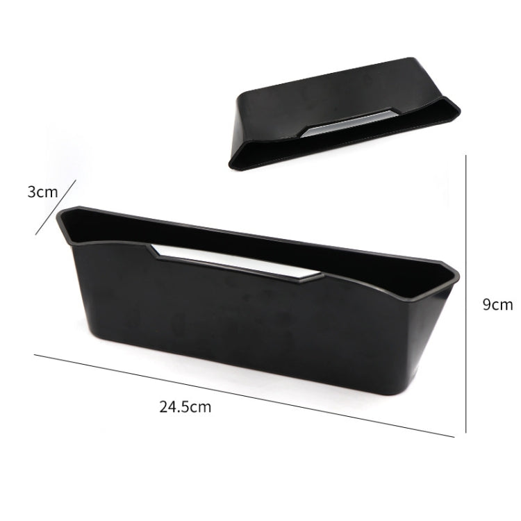 Car Gap Multifunctional Sundries Storage Box Seat Clip(Black)