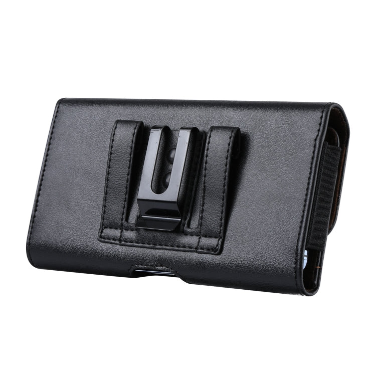3.5-4.0 inch Multifunctional Waist Bag Mobile Phone Leather Case(Black)