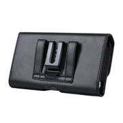 3.5-4.0 inch Multifunctional Waist Bag Mobile Phone Leather Case(Black)