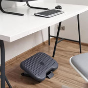 Office Adjustable Massage Foot Pedal Children Step Stool Pregnant Women Massage Mat(Black)