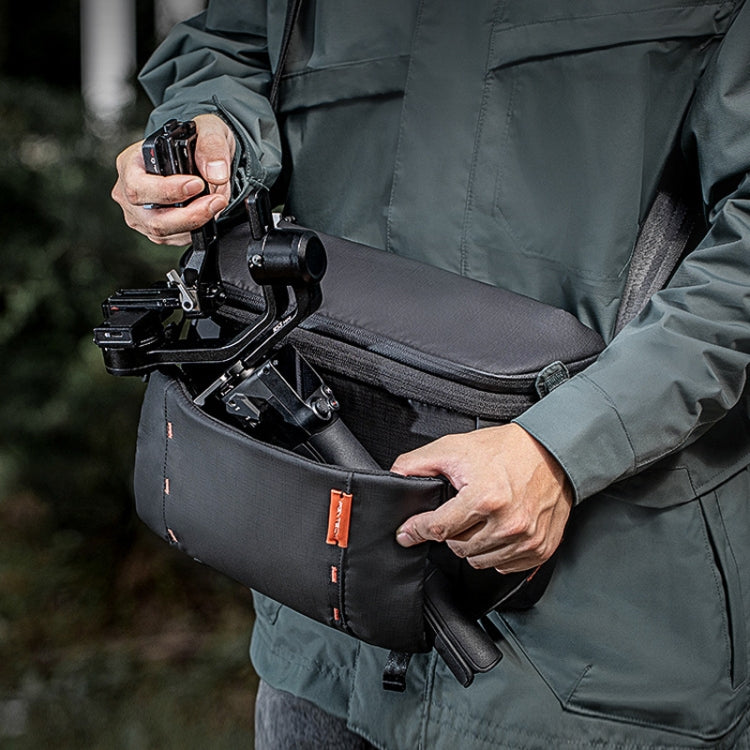 PGYTECH OneMo Stabilizer Drone Micro Camera Single Shoulder Storage Bag, Size: 7L(Black)