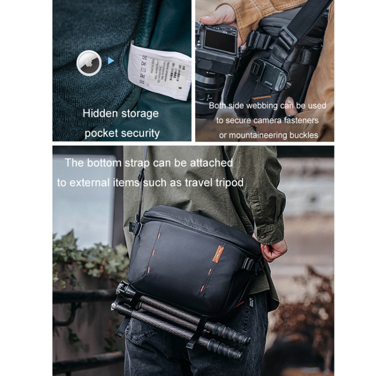 PGYTECH OneMo Stabilizer Drone Micro Camera Single Shoulder Storage Bag, Size: 11L(Black)