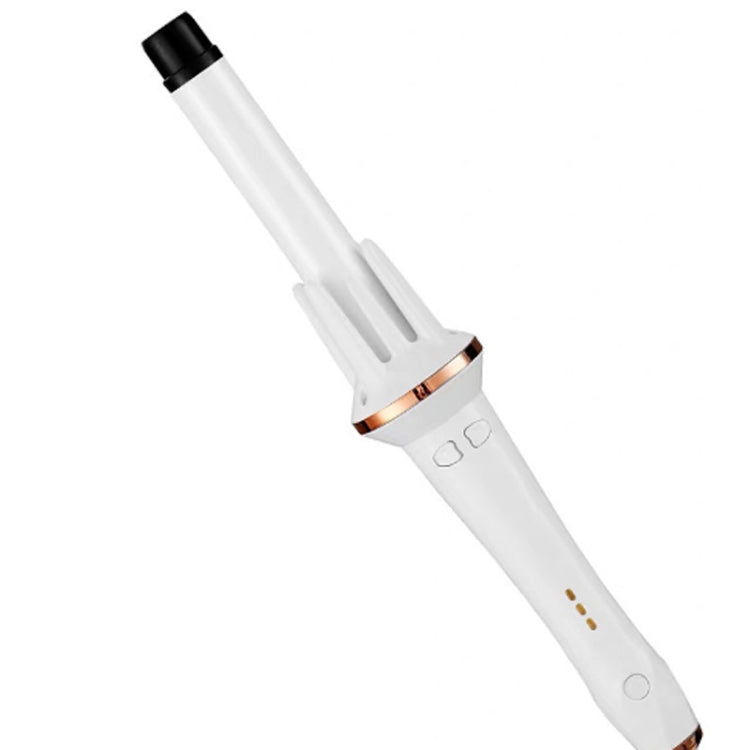 Automatic Curling Iron With Bi-Directional Rotating Ceramic Glaze Coating Hair Care, Plug: EU Plug White