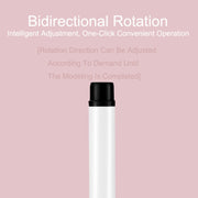 Automatic Curling Iron With Bi-Directional Rotating Ceramic Glaze Coating Hair Care, Plug: AU Plug White
