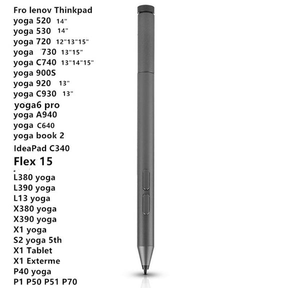 For Lenovo MIIX 520 YOGA 530 720 930 Bluetooth Stylus 4096 Pressure Sensitivity