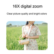 2.4 Inch IPS Screen 40 Million Pixel Digital Camera 16X Digital Zoom Video Macro Portable Camera(Pink Standard)