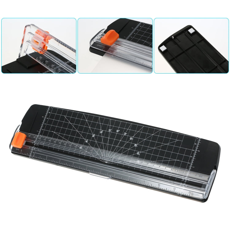 Osmile SL299 A4 Laminator Machine Set With 15 Laminating Pouches Paper Cutter Corner Rounder(AU Plug)