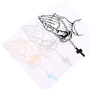 10pcs Car Stickers Car Rear Modification Plate Label(Laser)