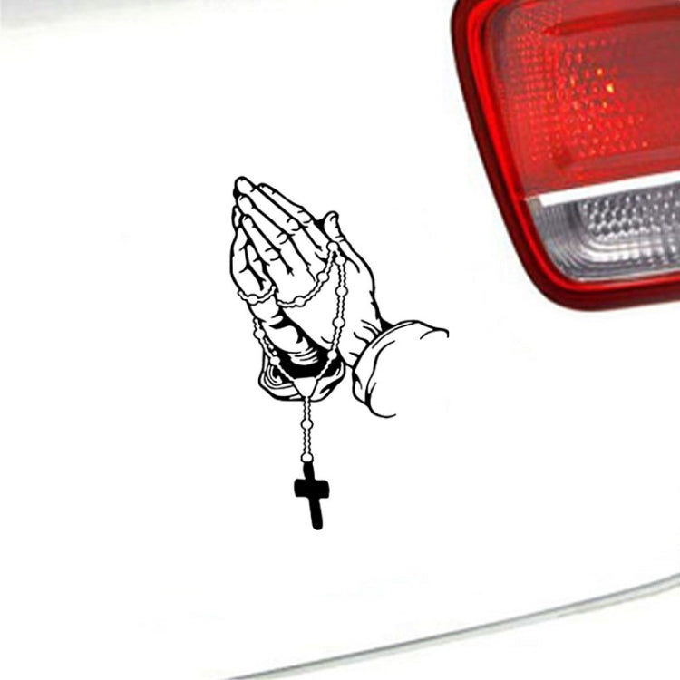 10pcs Car Stickers Car Rear Modification Plate Label(Black)