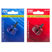 HSD HS-105 Portable Short Handle Phillips And Straight 2 In 1 Screwdriver With Magnetism