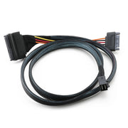 Mini SAS 36P HD8643 To MINI SAS 8639+ 15P Power Hard Drive Data Cable 0.5m