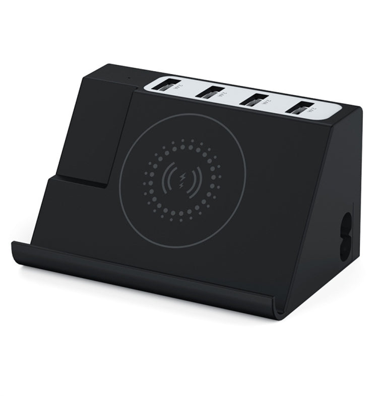 PD 20W +QC 3.0 Wireless Charging+6 Ports Multi-function Charger(EU Plug)
