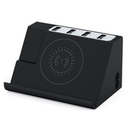PD 20W +QC 3.0 Wireless Charging+6 Ports Multi-function Charger(EU Plug)