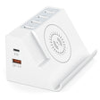 PD 20W +QC 3.0 Wireless Charging+6 Ports Multi-function Charger(UK Plug) - Multifunction Charger by PMC TechLife | Online Shopping South Africa | PMC TechLife | Buy Now Pay Later Mobicred