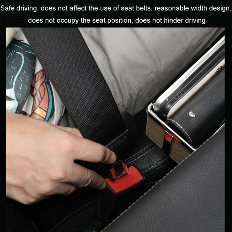 Car Seat Gap Storage Box Multifunctional Mobile Phone USB Charger, Color: Standard Black
