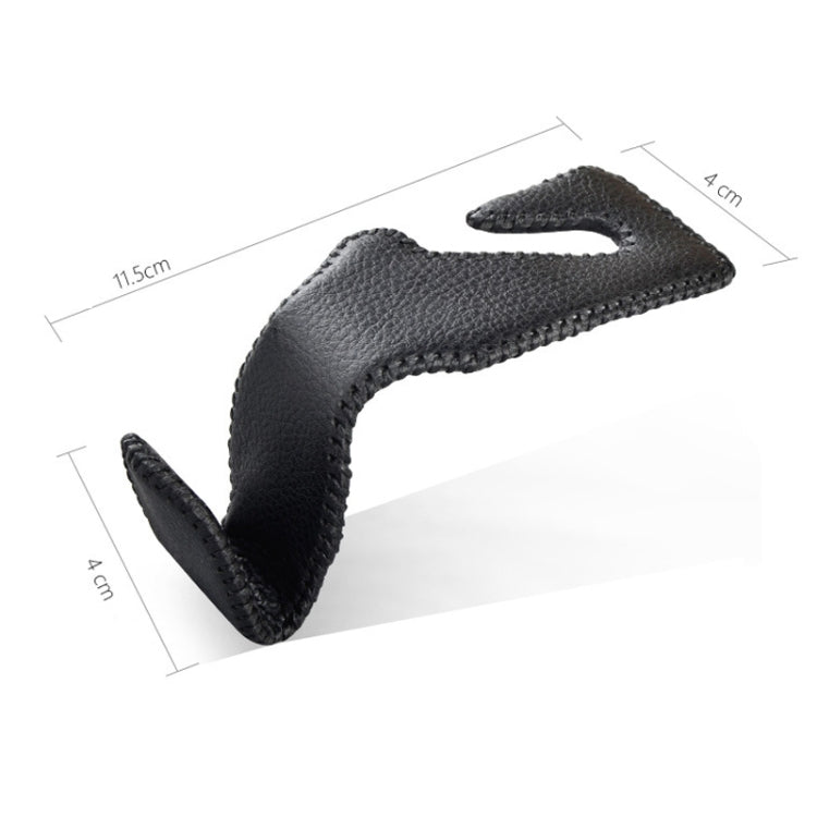 Car Hidden Multi-function Seat Back Seat Small Hook(Black)