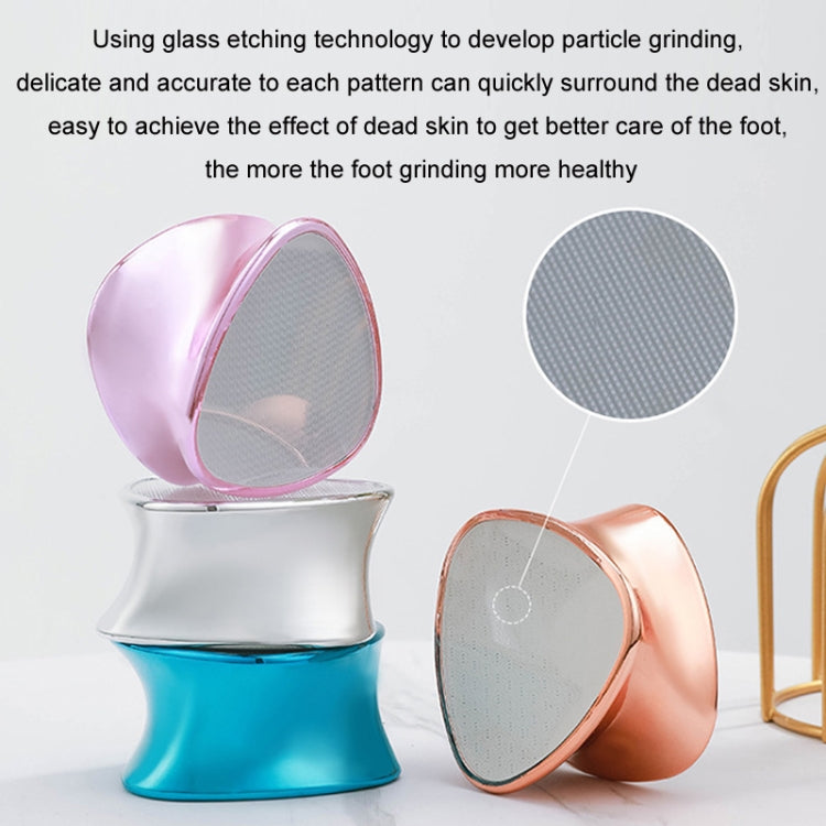 2 In 1 Hair Removal Foot Grinder Foot Peeling Pedicure Tool Epilator(Gold)