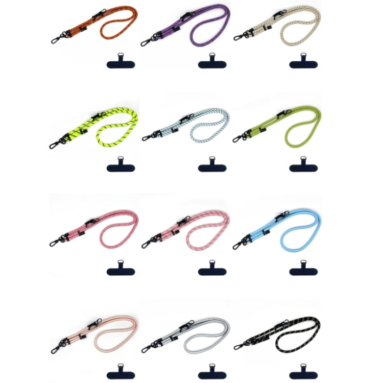 10mm Thick Rope Mobile Phone Anti-Lost Adjustable Lanyard Spacer(Camouflage Pink)