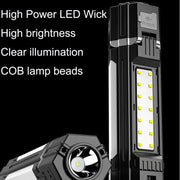 Outdoor Camping Light Folding Lighting Hangable Work Lights Multi-Function Emergency Lights 3000mAh
