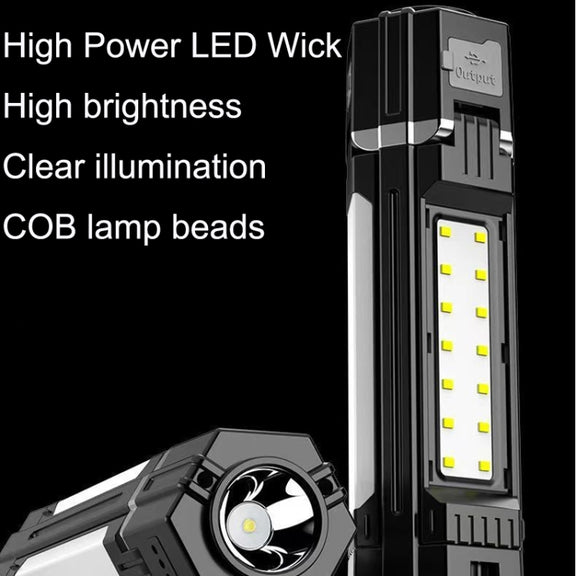Outdoor Camping Light Folding Lighting Hangable Work Lights Multi-Function Emergency Lights 3000mAh