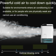 Desktop Mini Cold Air Fan Home Humidifier Dual Spray Air Conditioning Fan With CN Plug