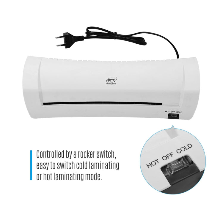 Osmile SL200 A4 Photo Cold and Hot Laminating Machine 340mm/min Speed EU Plug