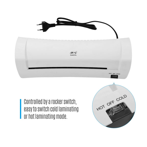 Osmile SL200 A4 Photo Cold and Hot Laminating Machine 340mm/min Speed US Plug