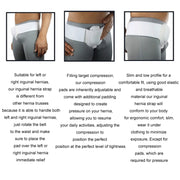 Adult Hernia Belt Groin Protection Belt, Color: Skin Color