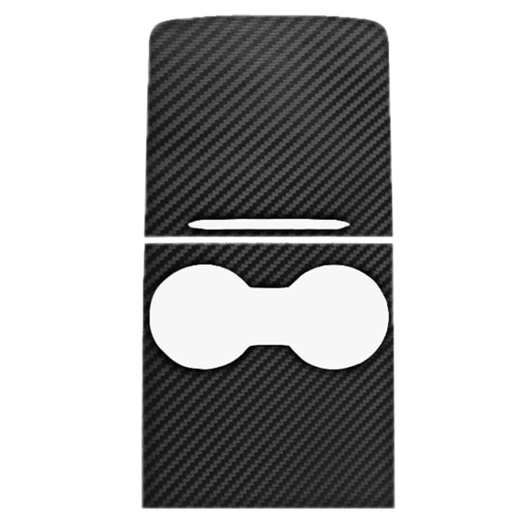For Tesla Model3/Y Central Control Panel Modification Anti-Scratch Protective Sticker(Carbon Fiber Matte)