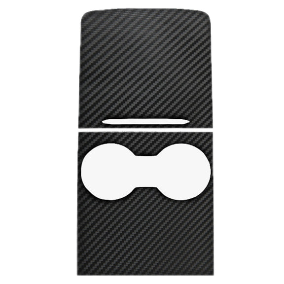 For Tesla Model3/Y Central Control Panel Modification Anti-Scratch Protective Sticker(Carbon Fiber Matte)