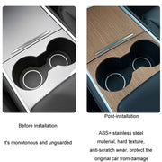 For Tesla Model3/Y Central Control Panel Modification Anti-Scratch Protective Sticker(Matt Black)