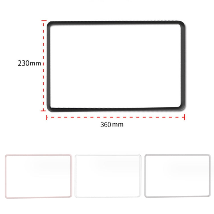 For Tesla Model3/Y Screen Bumper Protective Cover Silicone Frame(Gray)